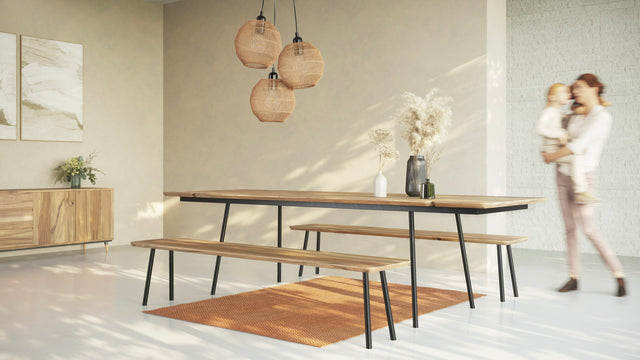 MARTA | Walnut Extendable Dining Table image 2