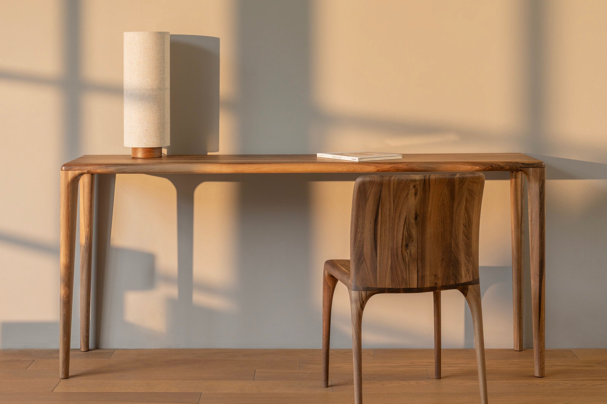 LÜNA | Walnut Console Table