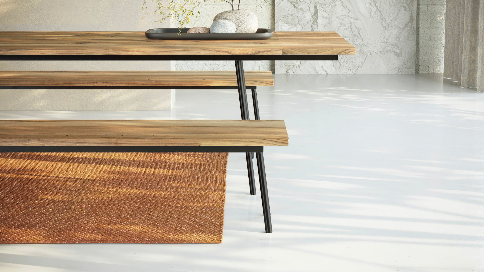 MARTA | Walnut Extendable Dining Table