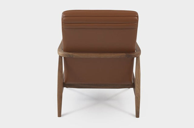 LAICA | Modern Armchair and Ottoman in Italian Leather or Wool image 12