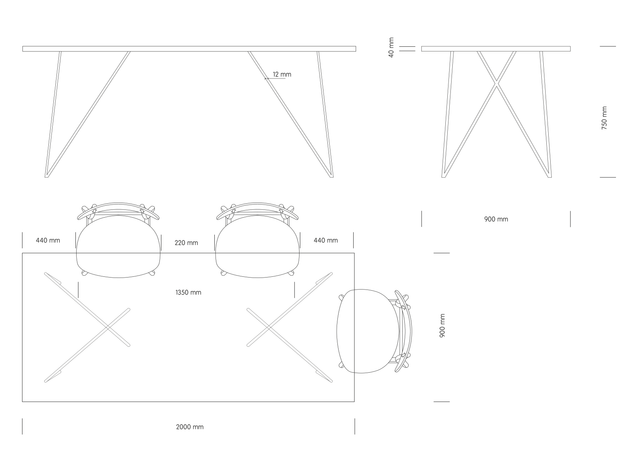 EMILIE | Walnut Extendable Dining Table image 132