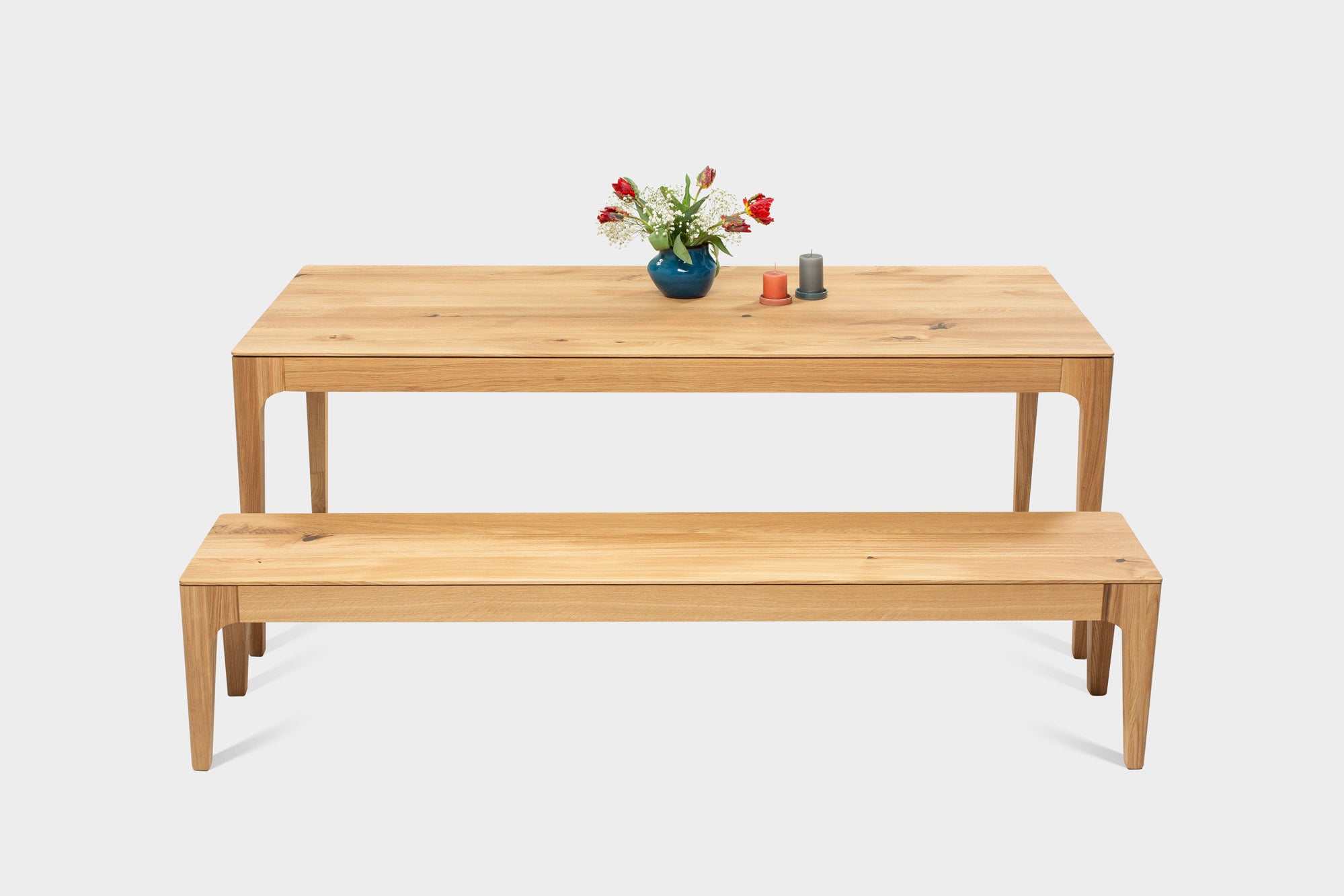 CAROLINA | Oak Dining Bench image 13