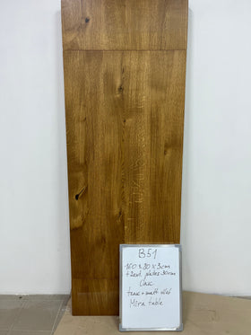 MARTA S | Oak Extendable Table | 63" - 87" × 31" × 1" | B51 Stock image 5