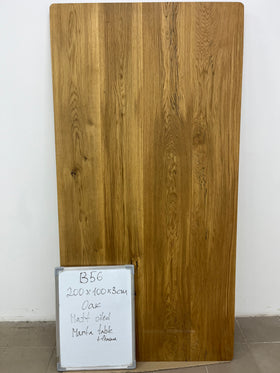 MARTA | Oak Table | 79" × 39" × 1" | B56 Stock image 5