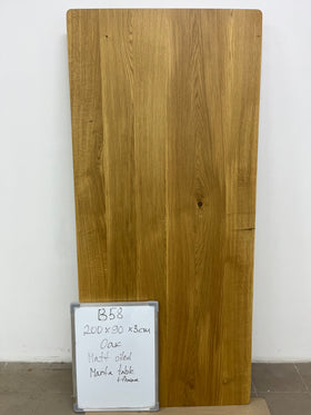 MARTA | Oak Table | 79" × 35" × 1" | B58 Stock image 5