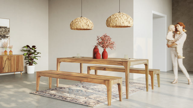 CAROLINA | Walnut Extendable Dining Table image 4