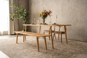 BRUNO | Smoked Ash Dining Table image 12