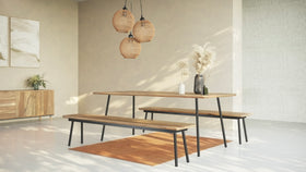 MARTA | Walnut Dining Bench image 2