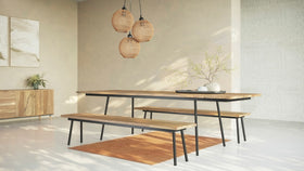 MARTA | Walnut Extendable Dining Table image 8