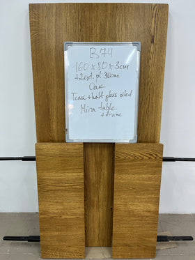 MARTA S | Oak Extendable Table | 63" - 87 × 31" × 1" | B74 Stock image 7