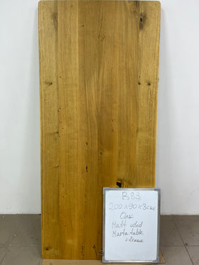 MARTA | Oak Table | 79" × 35" × 1" | B83 Stock image 5