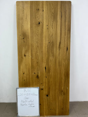 MARTA | Oak Table | 87" × 39" × 1" | B86 Stock image 5