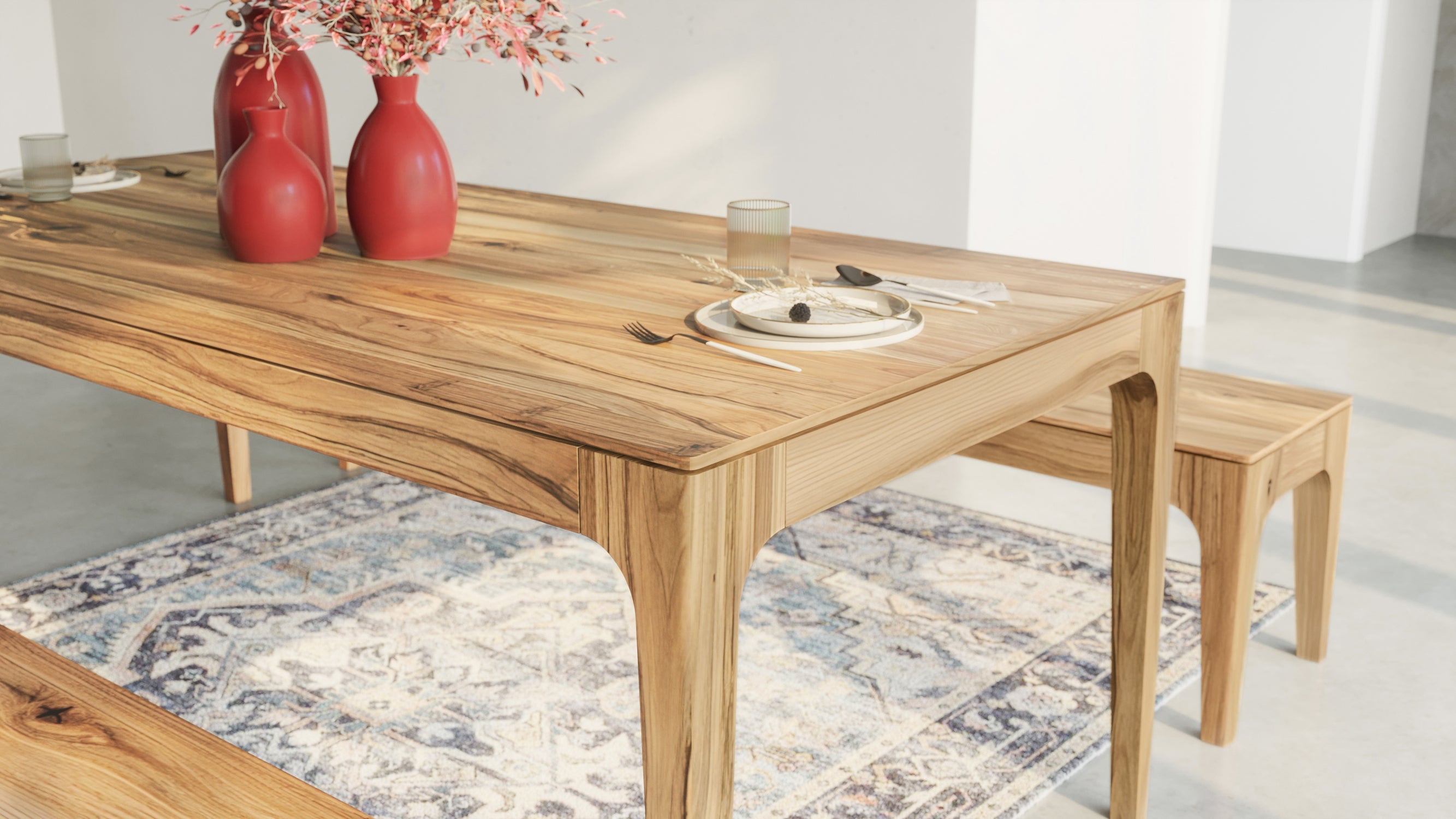 CAROLINA | Walnut Dining Bench