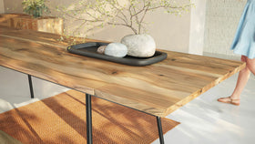 MARTA | Walnut Extendable Dining Table image 11
