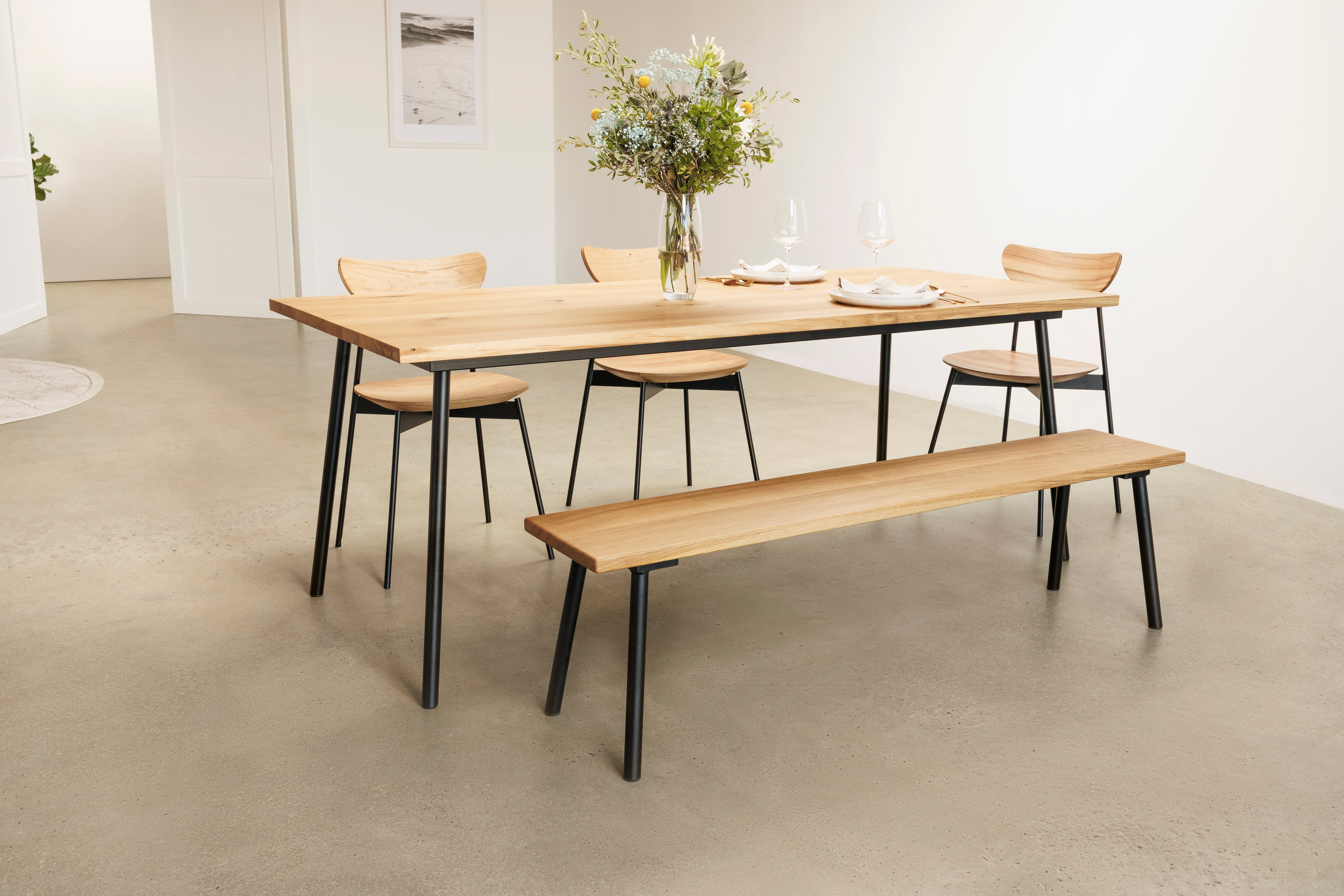 MARTA S | Oak Extendable Dining Table