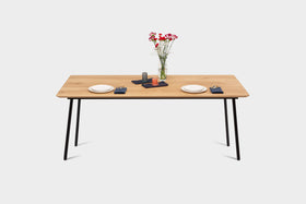 MARTA | Oak Table | 79" × 35" × 1" | B83 Stock image 1