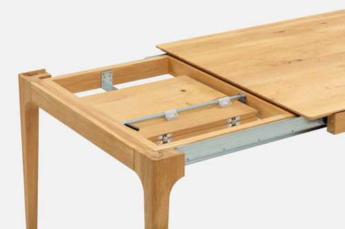 CAROLINA | Smoked Ash Extendable Dining Table image 16