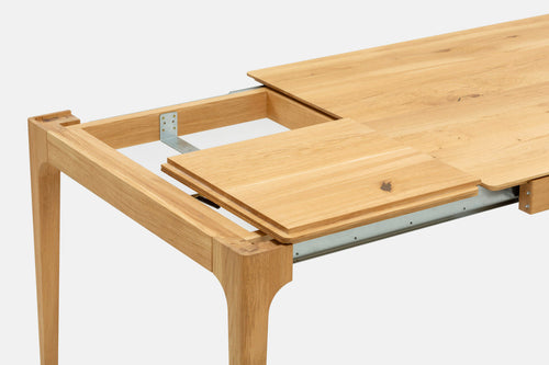 CAROLINA | Smoked Ash Extendable Dining Table image 17