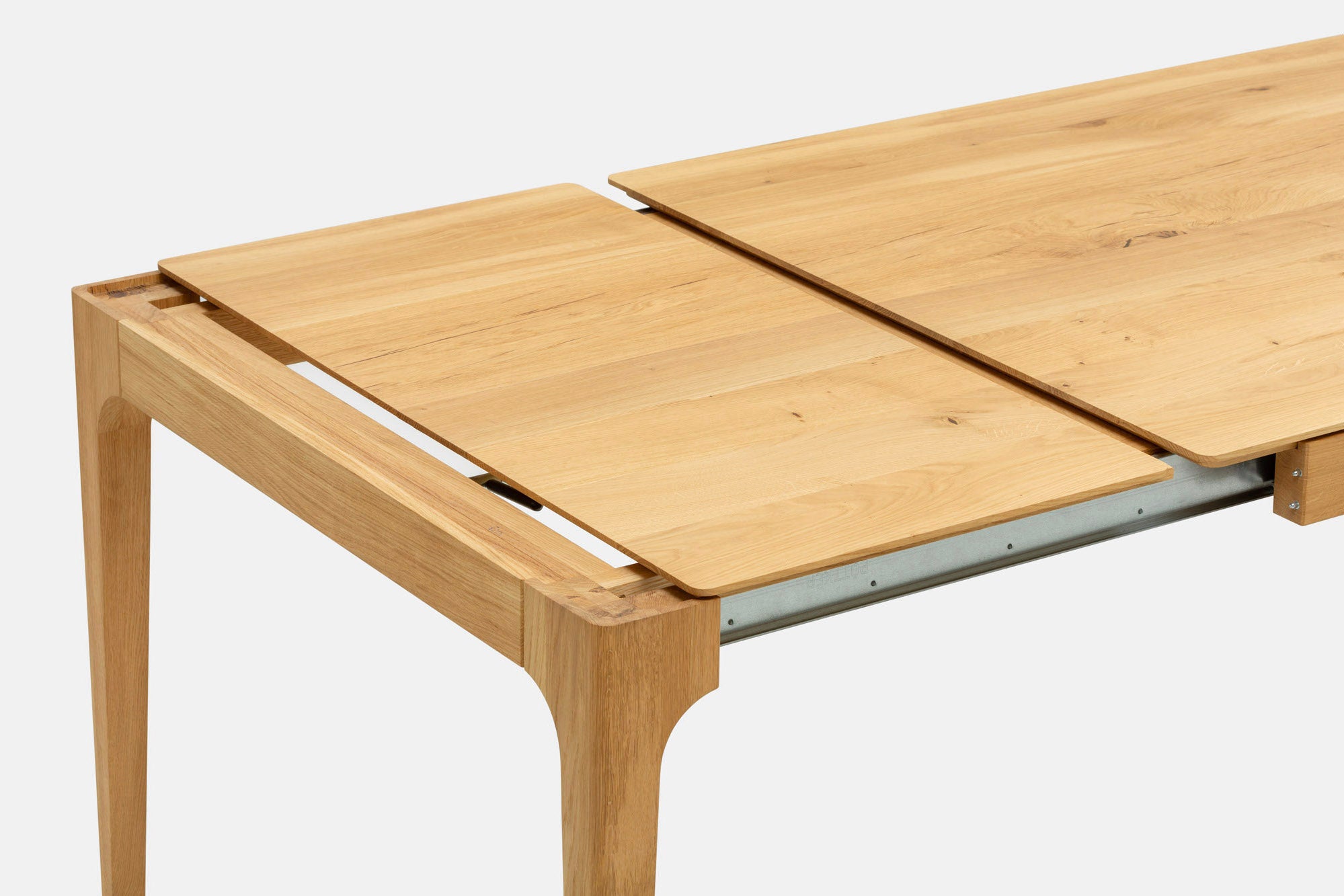 CAROLINA | Smoked Ash Extendable Dining Table image 18