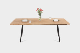 MARTA S | Oak Extendable Table | 63" - 87 × 31" × 1" | B74 Stock image 8