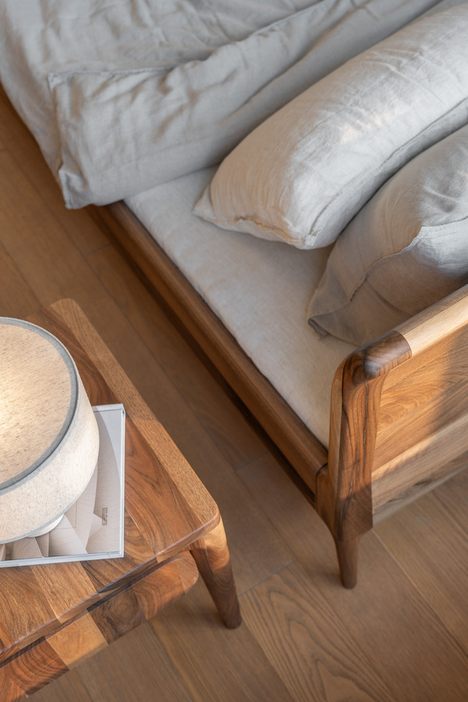 Softened edges and corners following subtractive design.