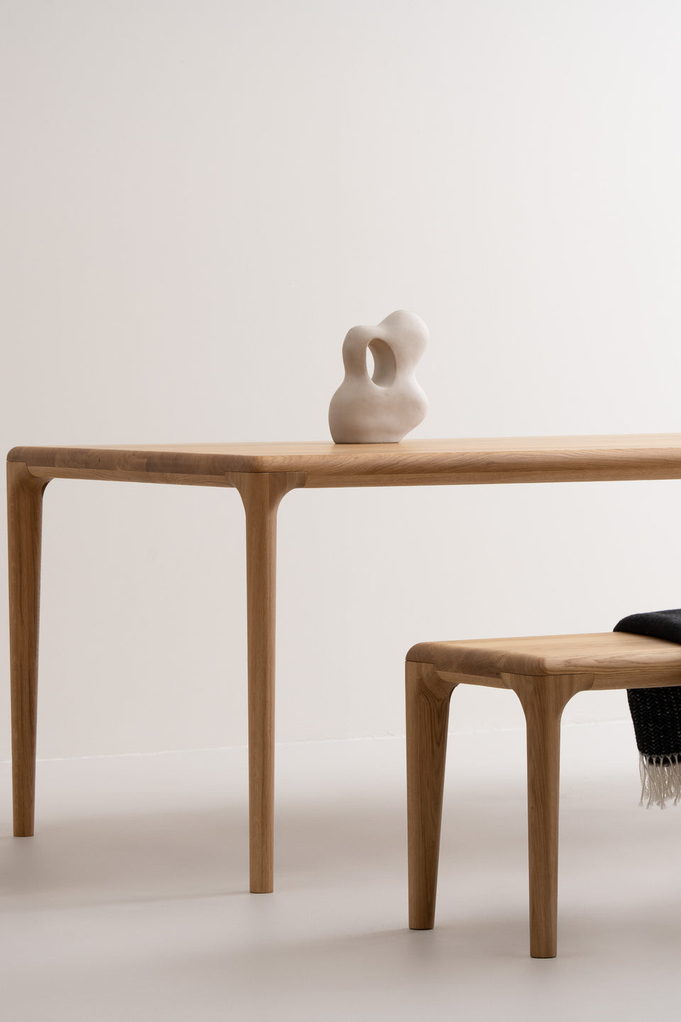 Reinforced tabletop for strength and stability in everyday use.