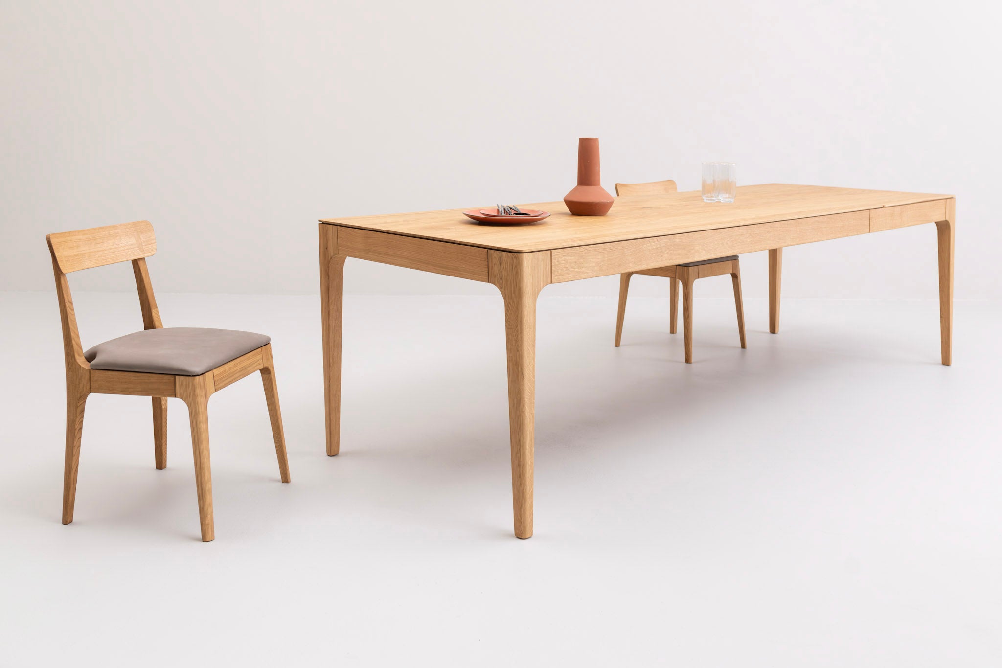 CAROLINA | Oak Extendable Dining Table