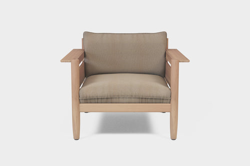 LULU | Oak Outdoor Lounger image 1