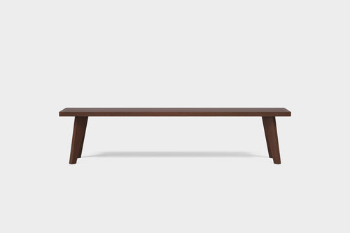 Amber | Outdoor Smoked Ash Dining Bench image 1
