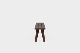 Amber | Outdoor Smoked Ash Dining Bench image 3