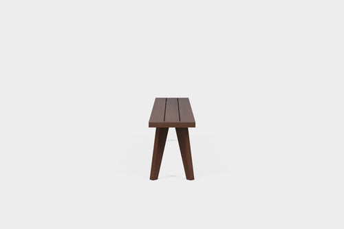 Amber | Outdoor Smoked Ash Dining Bench image 3