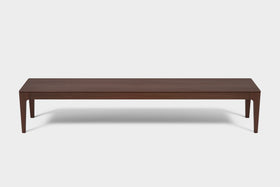 CAROLINA | Smoked Ash Dining Bench image 2