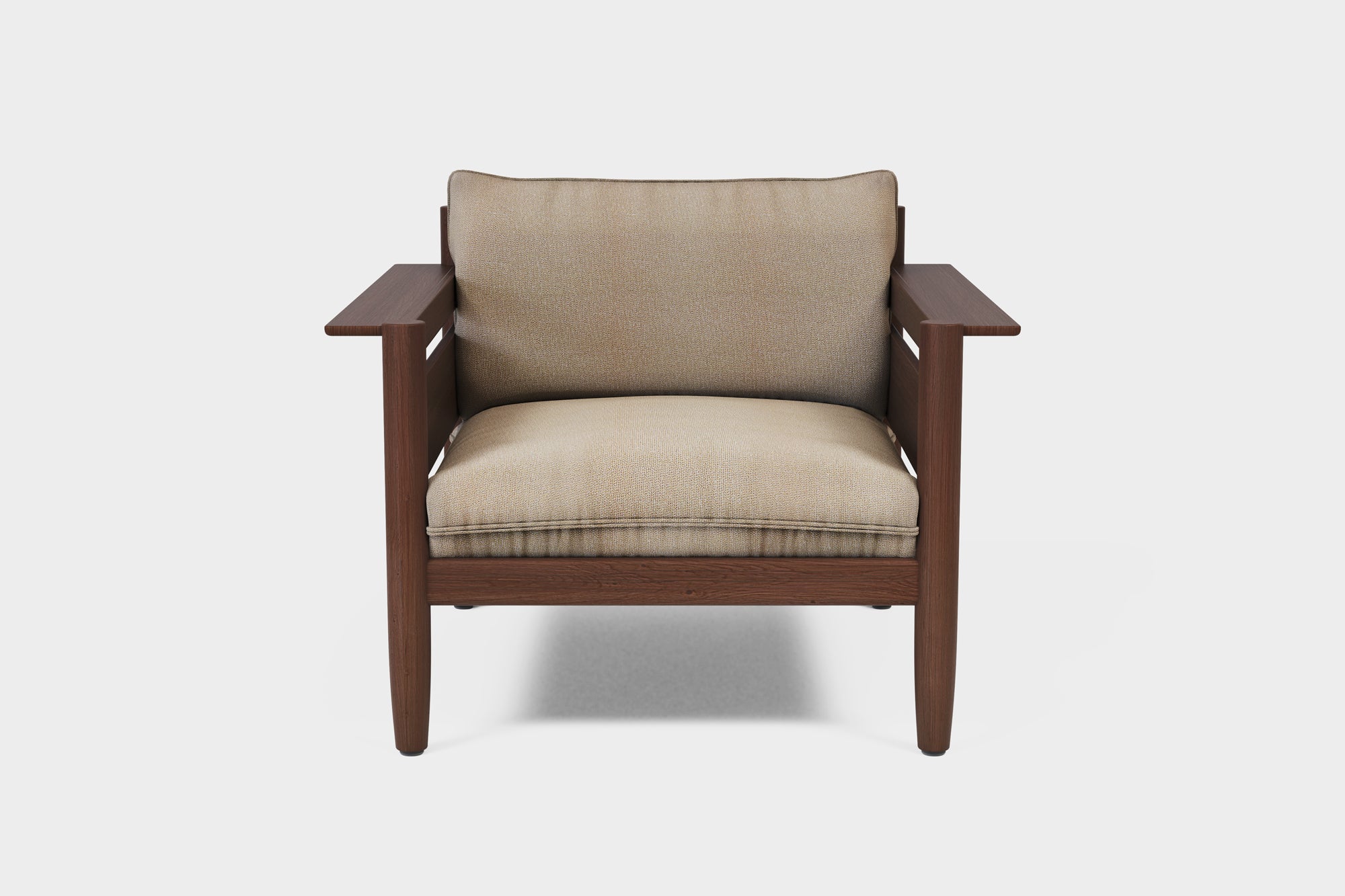 LULU | Smoked Ash Outdoor Lounger
