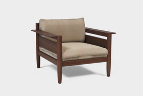 LULU | Smoked Ash Outdoor Lounger image 2