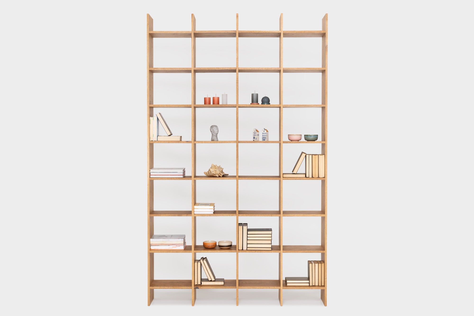 AGATA | Contemporary Oak Bookcase 63