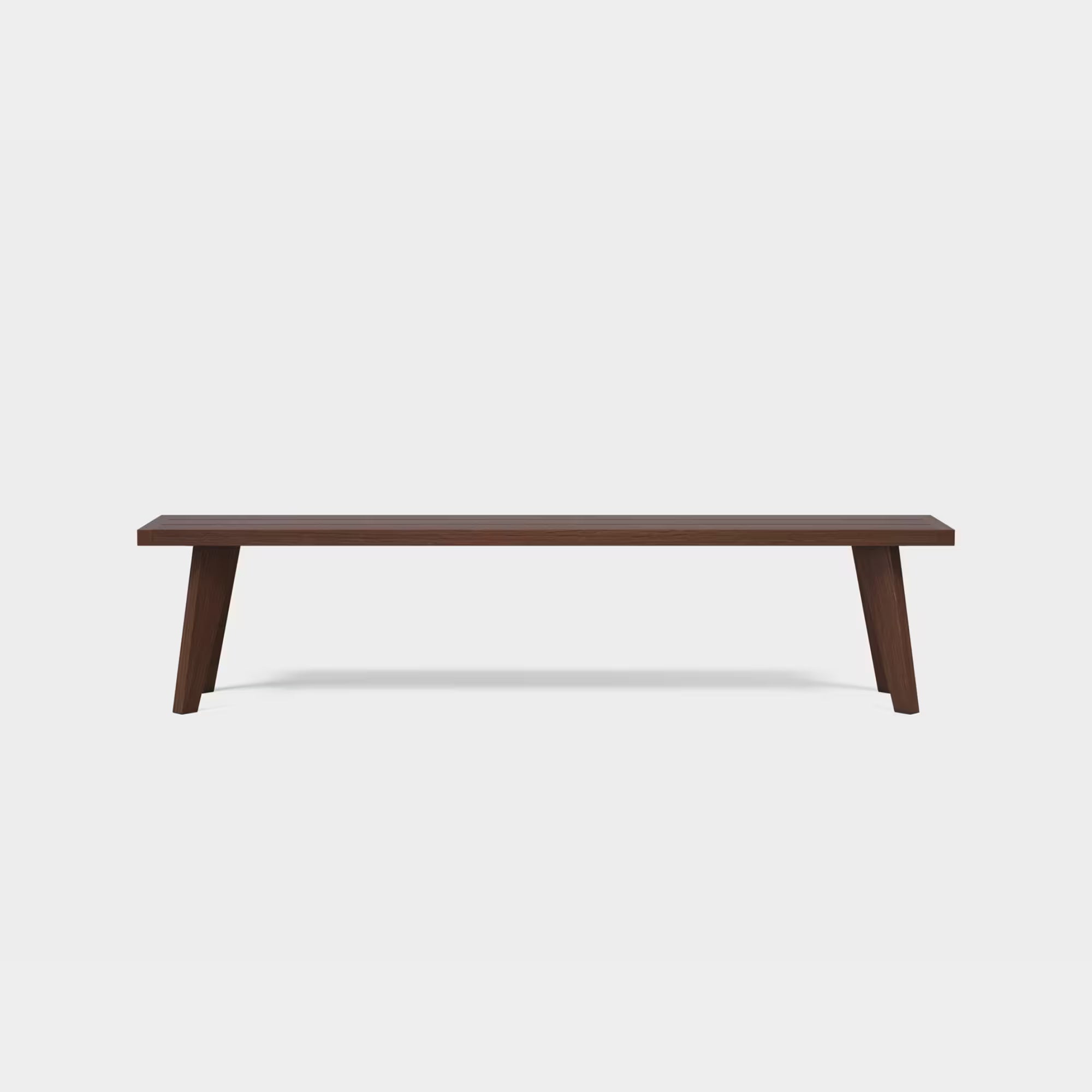Amber | Outdoor Smoked Ash Dining Bench