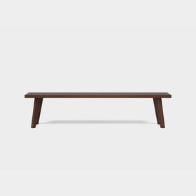 Amber | Outdoor Smoked Ash Dining Bench image 6
