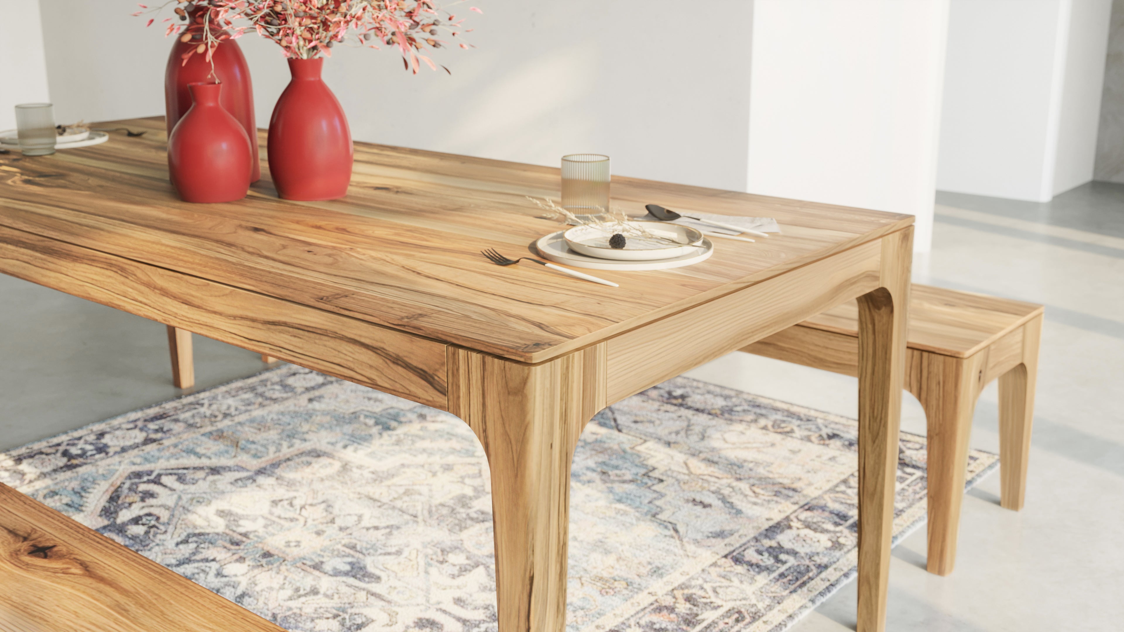 CAROLINA | Walnut Dining Bench