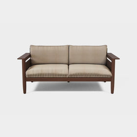 LULU | Smoked Ash Outdoor Two Seater image 1