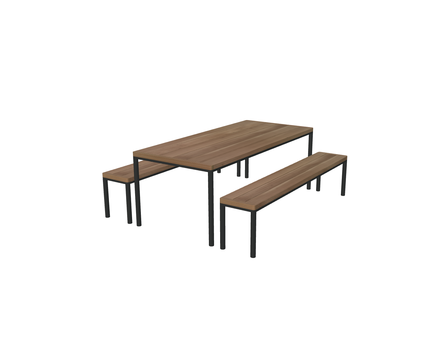 FRANKIE | Outdoor Oak Dining Set