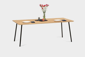 MARTA | Oak Table | 94" × 39" × 1" | B76 Stock image 2