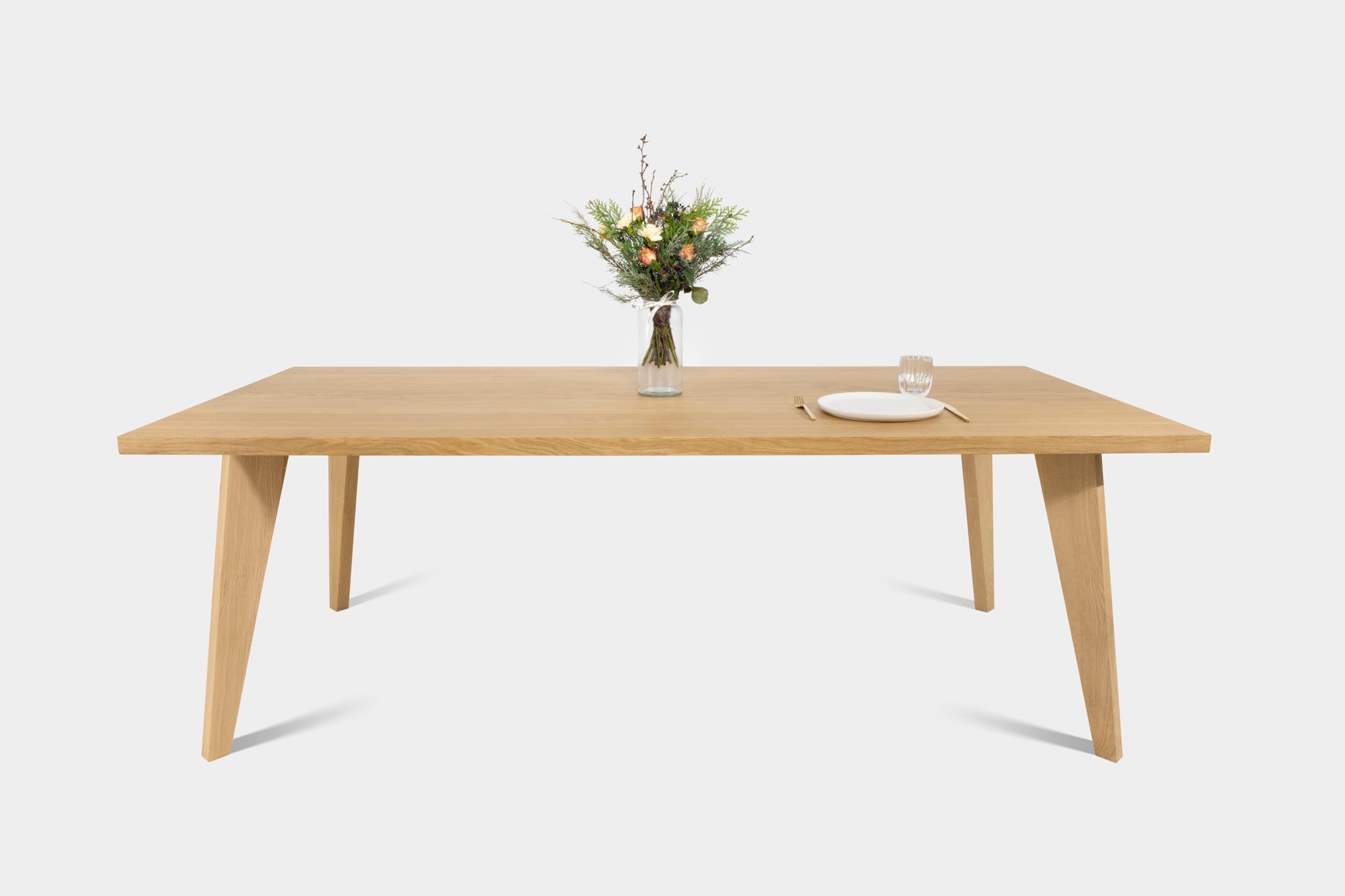 Handmade Table And Extendable Dining Table In Oak Or Walnut | AMBER Table-Hardman Design