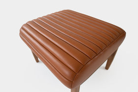 LAICA | Modern Armchair and Ottoman in Italian Leather or Wool image 18