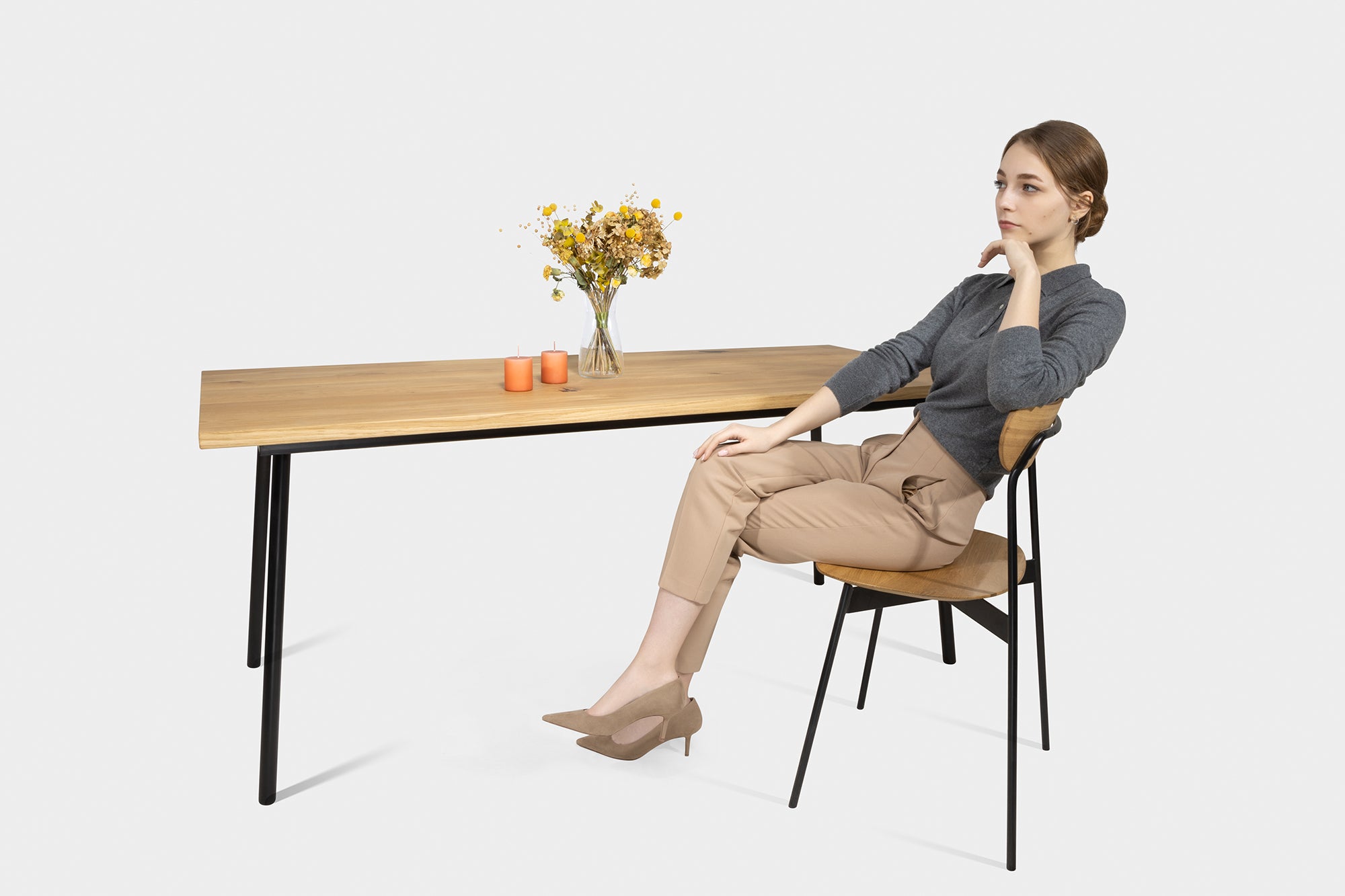 MARTA S | Oak Extendable Dining Table