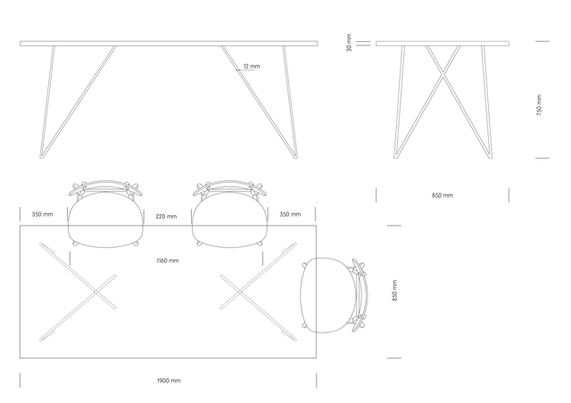 EMILIE | Walnut Extendable Dining Table image 146